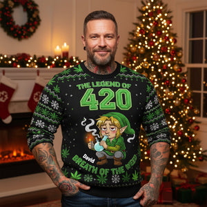 Legend Man Knitted Ugly Sweater - Personalized Christmas Gifts 03tolu041125