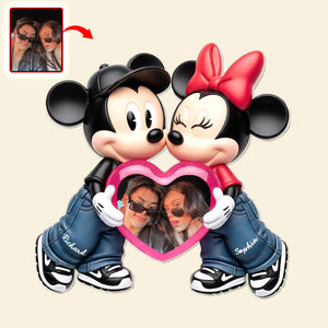 Romantic Couple Fridge Magnet - Custom Photo Gifts For Couples 05PGQN241125