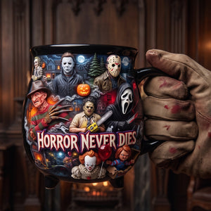 Halloween Villain Ceramic Cauldron Mug - Personalized Gifts For Halloween Cauldron Mug 04TYQN180826
