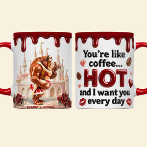 Naughty Couple Accent Mug - Personalized Gifts For Couple 03naqn100126