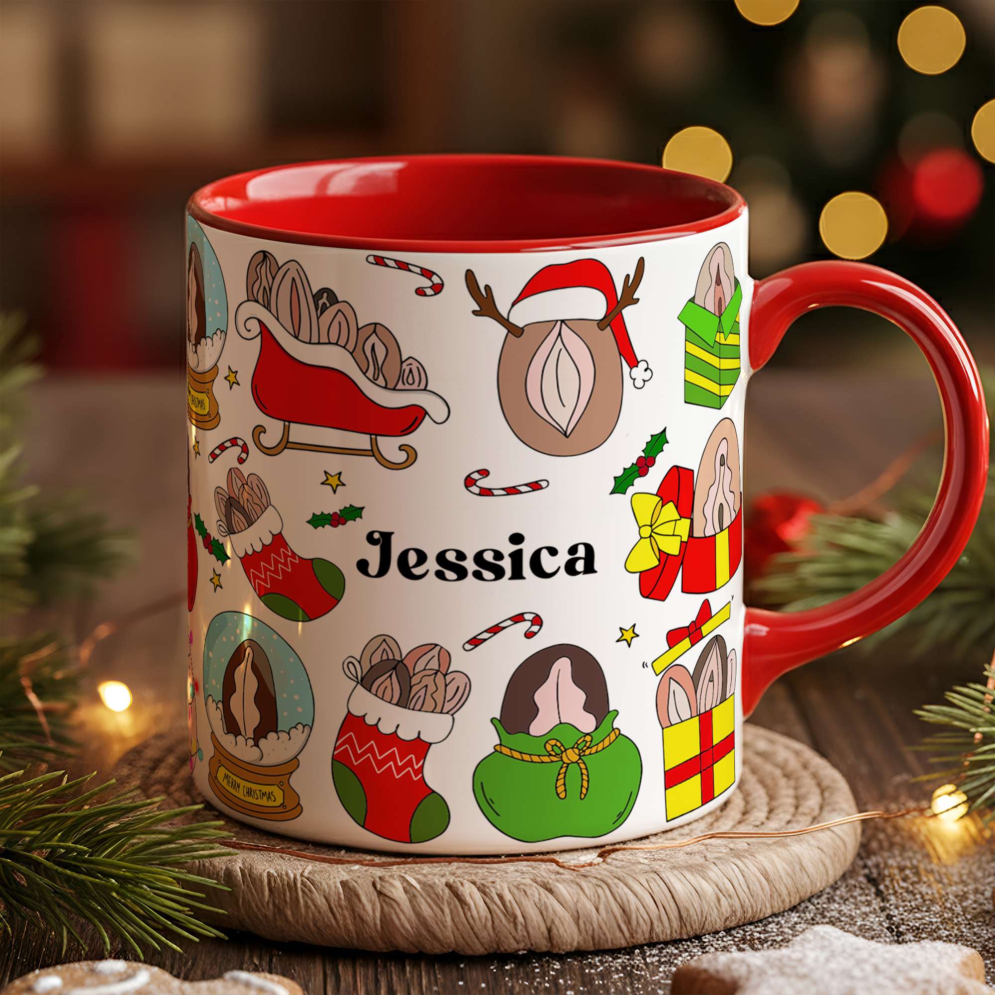 Merry Mischief Accent Mug - Personalized Gifts For Her 03LALU271025
