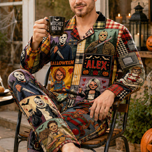 Scary Villain Pajama Set - Personalized Gifts For Halloween 01naqn260826