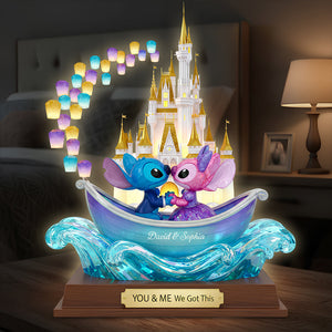 Romantic Castle Light Box Personalized Gifts For Couple 06OHDT271125