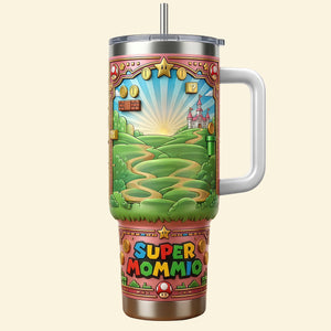 Mom & Her Mini Adventure Squad 40oz Tumbler - Personalized Gifts For Mom 03NATN120326