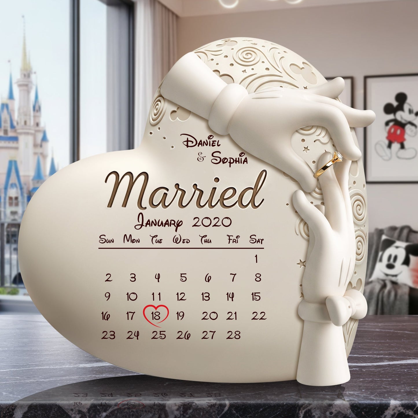 Married Couple  Acrylic Plaque - Personalized Anniversary Gifts For Couples 07OHLU190725