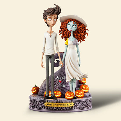 Spooky Couple Acrylic Plaque - Custom Photo Halloween Gifts For Couple 04naqn180825