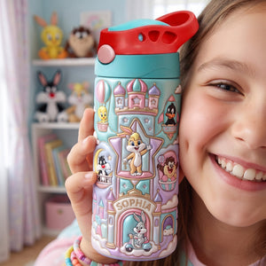 Sweet Bunny Colorful Kid Tumbler - Personalized Gifts For Kids 04HALU290726