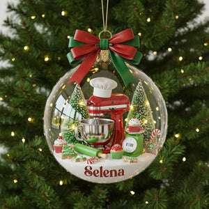Stand Mixer Ornament - Personalized Christmas Gifts For Bakers 06PGLU260925 - Ornament - GoDuckee