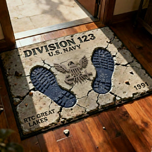 Veteran Legacy Shaped Doormat - Personalized Gifts For Veteran 06TGLU260126