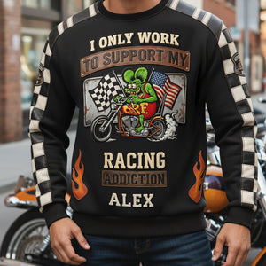 Racing Addiction 3D Shirt - Personalized Gifts For Hot Rod Lovers 01pata120326