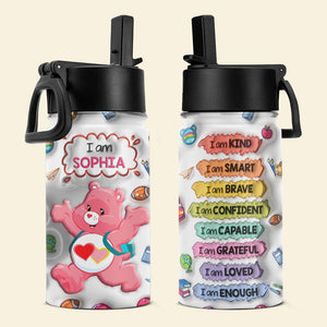 Personalized Gifts For Kid Tumbler, Animal Goes To School 02NAPU180724-Homacus