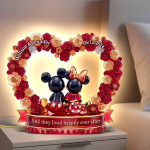 Romantic Couple Acrylic Light Box - Personalized Gifts For Couples 06toqn111225