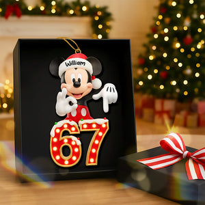 Cute Character Says Six Seven Acrylic Ornament - Personalized Christmas Gifts 03OHQN181125