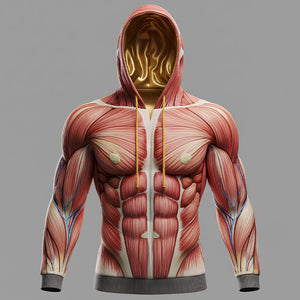 Hyper Realistic Muscle Hoodie Gifts For Fitness Lovers 05hytn111125