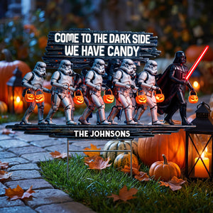 Trick Or Treat Squad Yard Sign - Personalized Halloween Decor 04qhqn030826