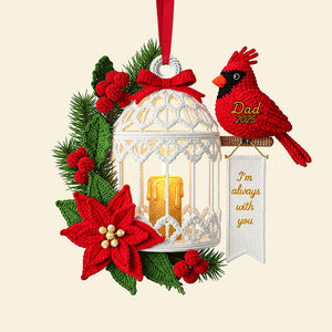 Memorial Cardinal Ornament - Personalized Gifts For Loved Ones 03nata050925
