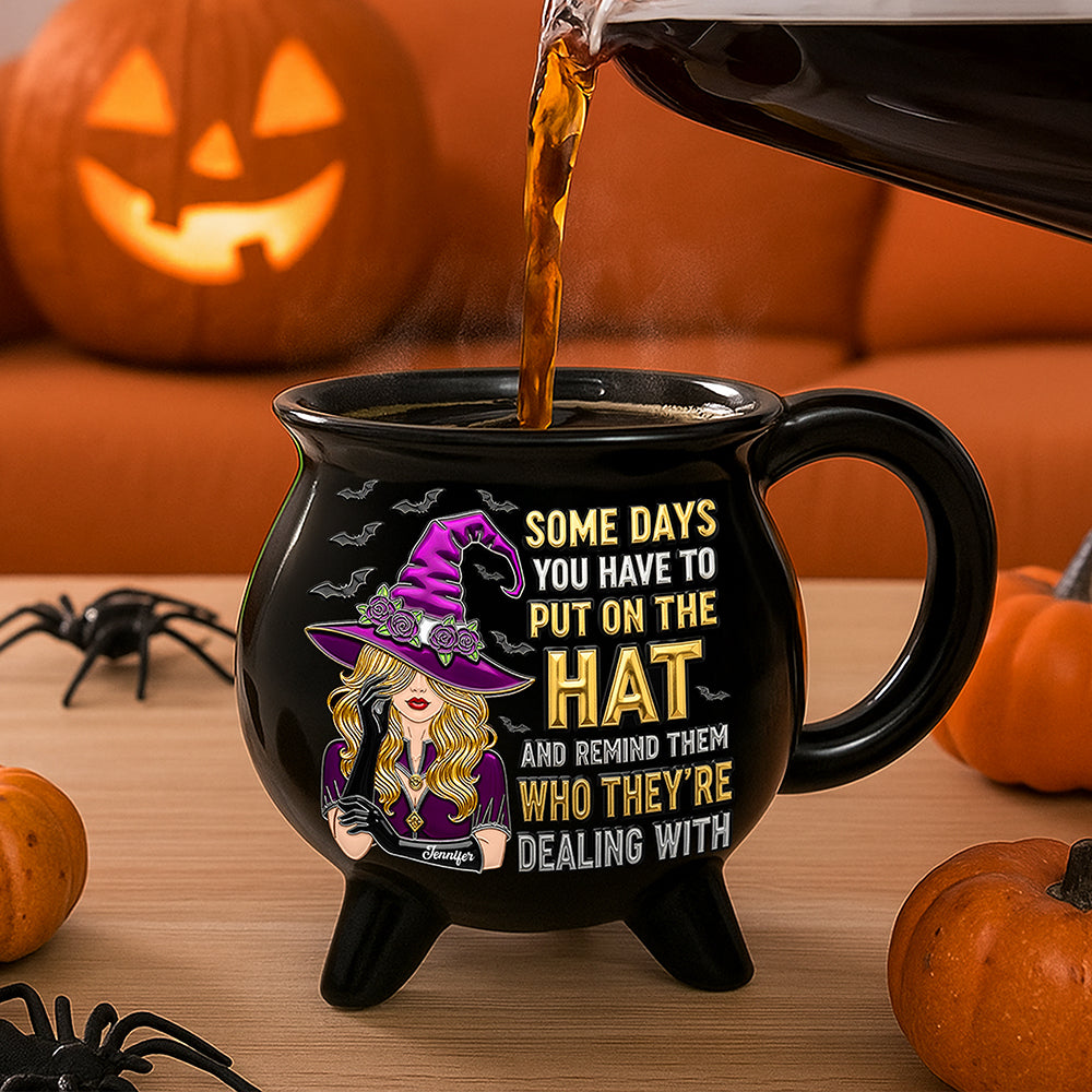 Sassy Witch Cauldron Mug – Personalized Halloween Gifts For Witch Lovers 01ohqn040925