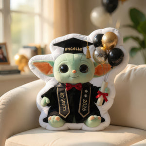 Cute Graduation Scholar Shaped Pillow - Personalized Gift For Graduation 05PGDH140526