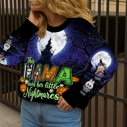Mother's Of Little Nightmares Ugly Sweater - Personalized Gifts For Mom 01HULU300825