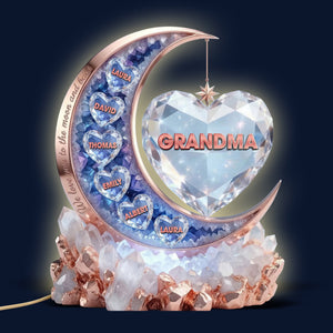 Moon Of Love Mom Acrylic Light Box - Personalized Gifts For Mom 03qhqn160326