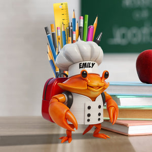 Kid Wooden Pen Holder - Personalized Gifts For Kid 02OHDT260725