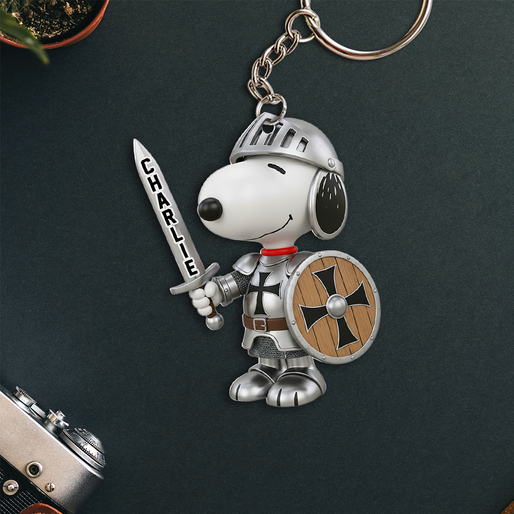 Faithful Knight Acrylic Keychain - Personalized Gifts For Christian 04NAPU100725