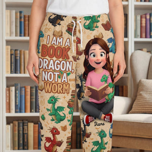 Book Dragon Pajama Pants - Personalized Gifts For Book Lovers 05naqn171225