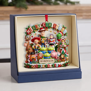 Festive Friends Acrylic Ornament – Personalized Christmas Gift For Families 02PALU010826