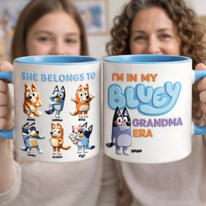 In My Grandma Era Accent Mug - Personalized Gift For Mom 01KILU050326-Homacus