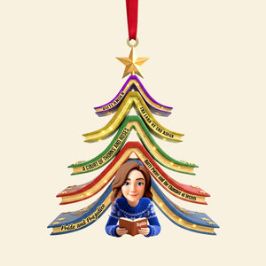Reading Girl Personalized Gifts For Book Lovers Christmas Ornament 03ohtn271025