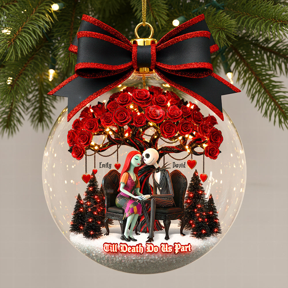 Couple Forever Christmas Ornament, Personalized Gifts For Couple 04PAQN220925