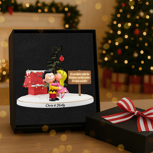 Lovely Couple Acrylic Christmas Ornament - Personalized Gifts For Couple 05ohta051125