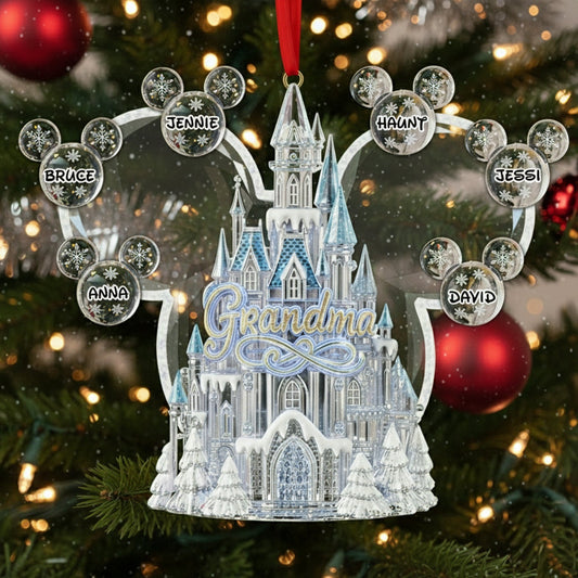 Winter Wonderland Grandma Ornament - Personalized Christmas Gifts For Grandma 05TGLU290825