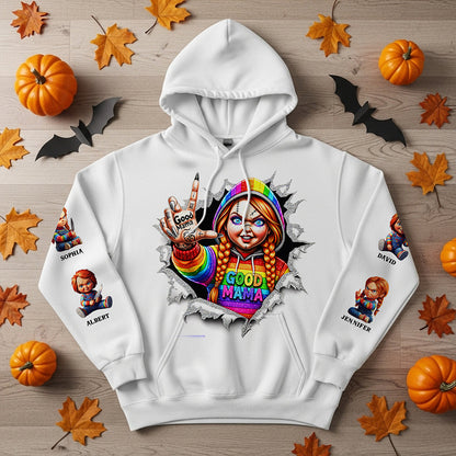 Good MAMA Halloween Shirt Personalized Gifts For Mom 02TGTA280825