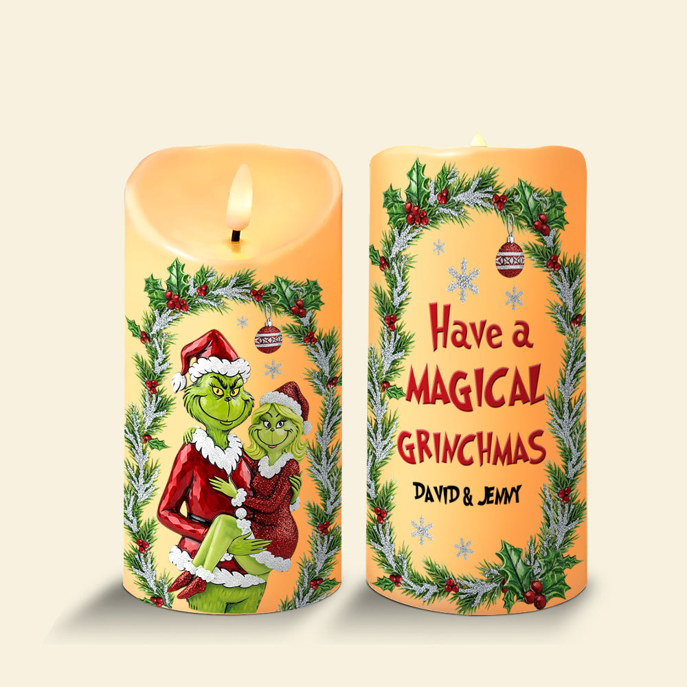 Personalized Christmas Gifts For Couple LED Candle 02pgtn210825