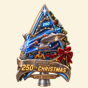 Precious Journey 250th Christmas Tree Topper - Personalized Christmas Gifts 01hatn250826