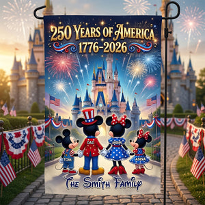 Patriotic Family Garden Flag - Personalized Gifts For Family 04TYDT030626