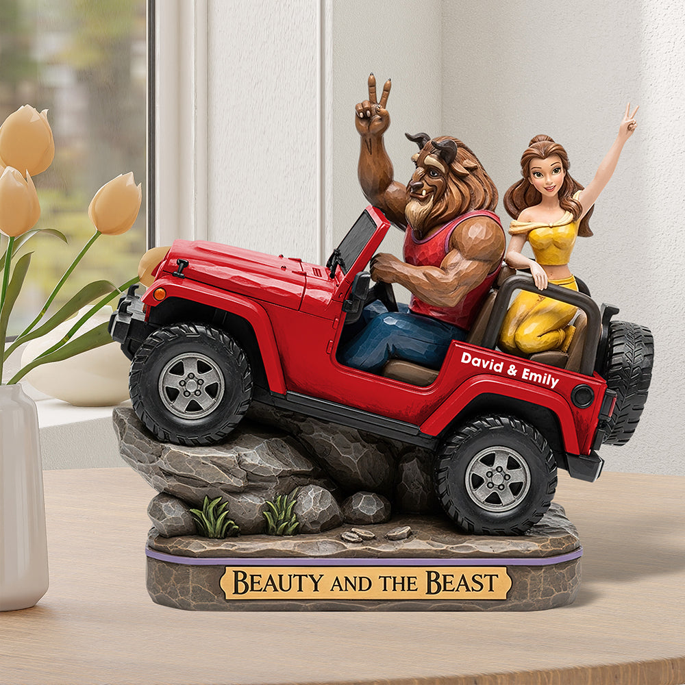 Monster & Princess  Acrylic Plaque - Personalized Gifts For Off-road Couple 04qhqn040625