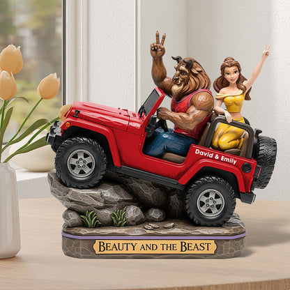 Monster & Princess  Acrylic Plaque - Personalized Gifts For Off-road Couple 04qhqn040625