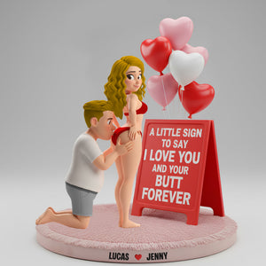 Personalized Funny Gifts For Couple Acrylic Plaque 02natn231225