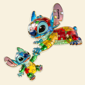 Autism Alien Mom And Kid Acrylic Plaque - Personalized Gifts For Autism Mom 03tgqn310326