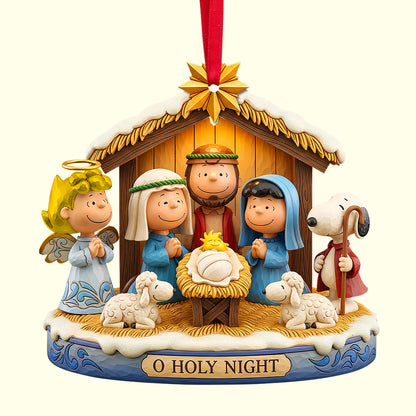 Holy Night Acrylic Ornament, Christmas Gifts For Catholic 04qhtn200825
