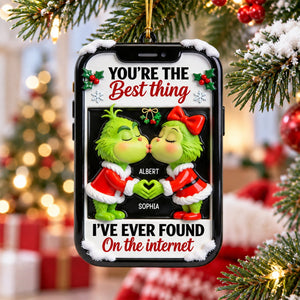 Adorable Couple Christmas Ornament - Personalized Gifts For Couple 04toqn150926