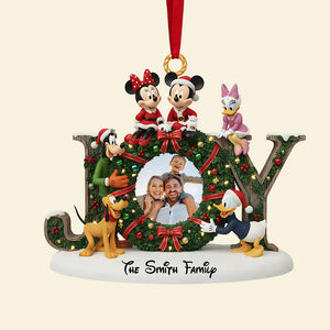 Custom Photo Family Acrylic Ornament, Personalized Gifts For Christmas 01kita161025