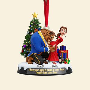 Naughty Couple Ornament - Personalized Gifts For Couple 03ohta090925