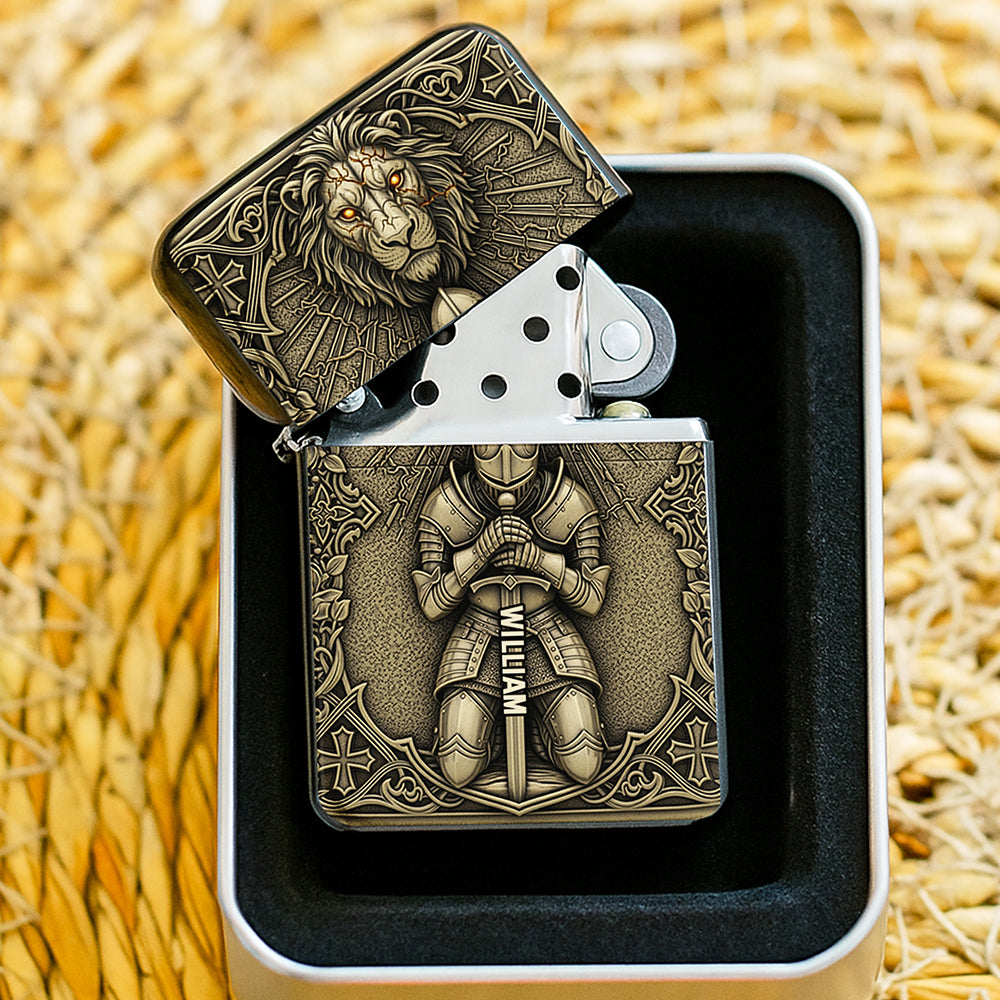 Knight of Faith Lighter – Personalized Gifts For Christians 03naqn040825