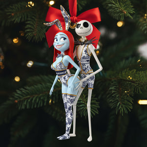 Playful Couple Christmas Ornament - Personalized Funny Gifts For Couple 06OHLU041025