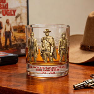 60th Anniversary Western Style Drinking Glass - Personalized Gift For Drinking Lovers 05NALU200126