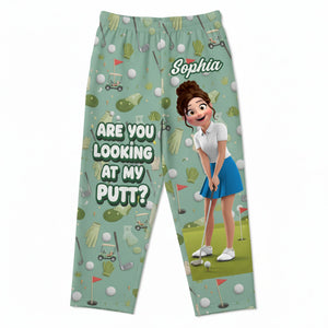 Personalized Funny Gifts For Golf Lovers Pajama Pants 03natn170126