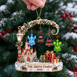 Timeless Christmas Ambience Acrylic Ornament - Personalized Christmas Gifts For Family 01ohdt040926